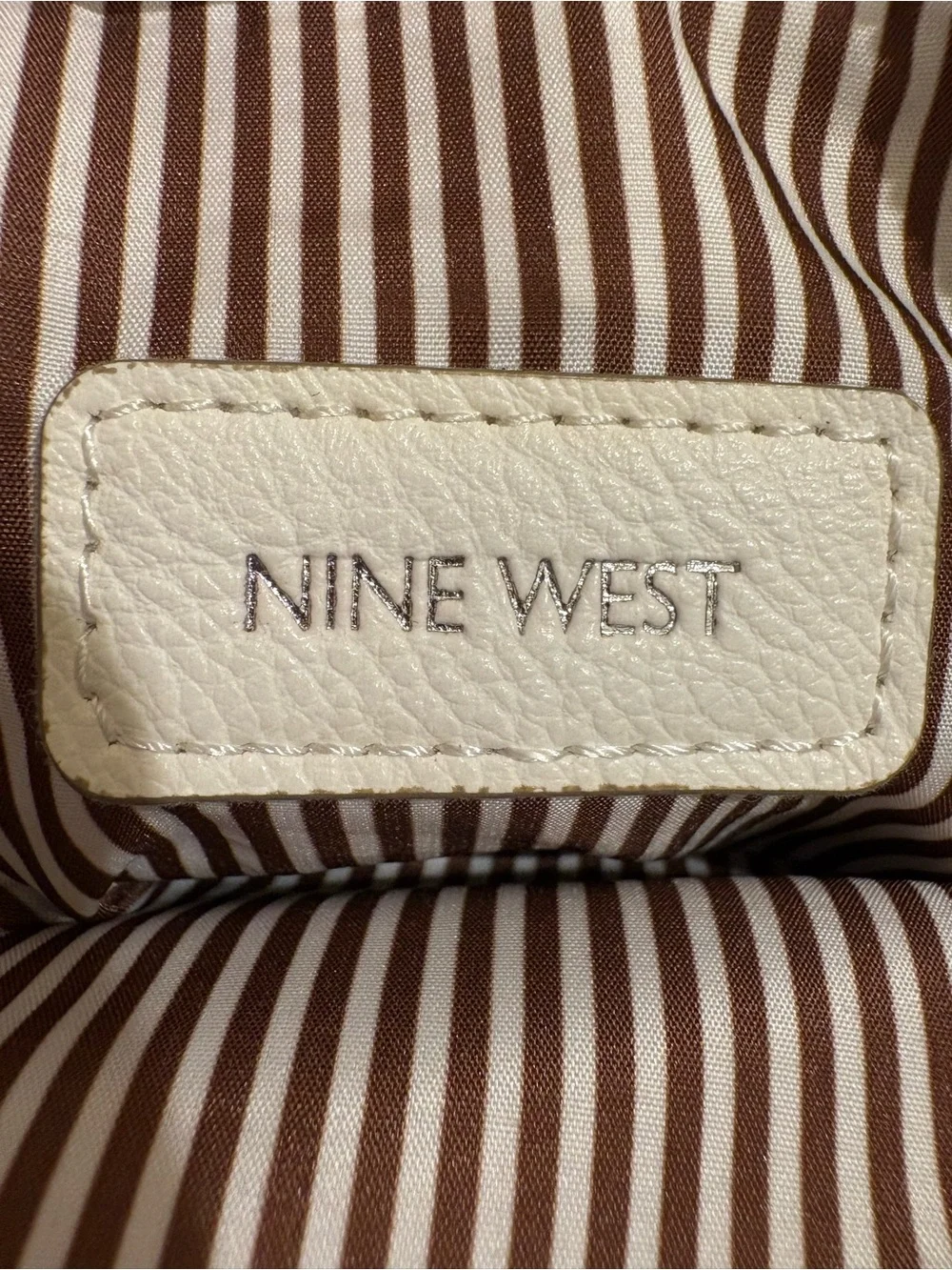 Nine West Denim & Cream Crossbody Bag with Kisslock